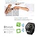 Bluetooth smartwatch evershop 1.4 inches IPS Round Water Resistant with Sleep Monitor, Pedometer, Remote camera for IOS and Android Device (Black)