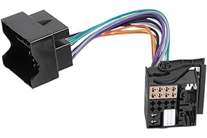 Car Radio Adapter Wire Harness for RCD330 and RCD330G Head Units, MQB to PQ Platform Conversion with MIB Modification Support