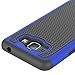 J1 2016 Case, Galaxy Amp 2 Case, Galaxy Express 3 Case, LK [Shock Absorption] Hybrid Dual Layer Armor Defender Protective Case Cover for Samsung Galaxy J1 2016 / Amp 2 / Express 3 (Blue)