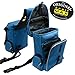 TrailMax 500 Series Insulated & Padded Back Saddle Bags for Trail Riding; Padded & Insulated Saddle Bags for Horses; Padded & Insulated Trail Bags for Horses; Glacier Blue & Frost