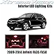 XtremeVision Infiniti FX35 FX50 2009-2014 (12 Pieces) Pink Premium Interior LED Kit Package + Installation Tool