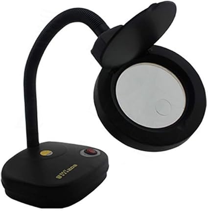 JIHAE115 Lupa 5X 10X de Aumento lámpara de Mesa lámpara y la lámpara