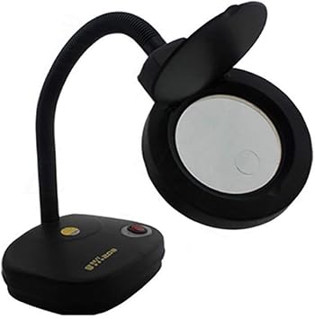 JIHAE115 Lupa 5X 10X de Aumento lámpara de Mesa lámpara y la lámpara