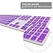 All-inside Purple Keyboard Cover for iMac Wired USB Keyboard