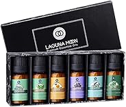 Lagunamoon Essential Oils Top 6 Gift Set Pure Essential Oils for Diffuser, Humidifier, Massage, Aromatherapy, 