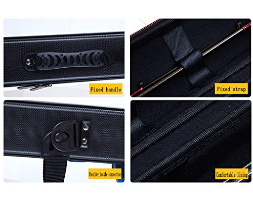 HYXL888 Angelrutentasche, Hartschalen-wasserdichte im Freien leichten, tragbaren Angeltasche, Abriebfest und stoßfest – Bild 4