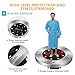 Solar Ground Lights, 8 LED Inground Solar Lights, Solar Powered Garden Lights for Outdoor Pathway Lawn Yard Patio Walkway Waterproof in-Ground Light- Bright White (8 Pack)