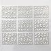 50 Sheets 3D Flower Nail Art Stickers Decals Decal Manicure Stamping DIY Decoration Tools, Include 15 Sheets White Flower, 15 Sheets Black Flower And 20 Sheets Colorful Flower