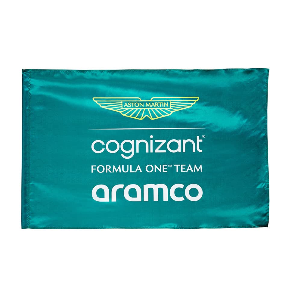 Aston Martin, F1, Grandstand Team Flag, 2023 Team Colours, Official Merchandise