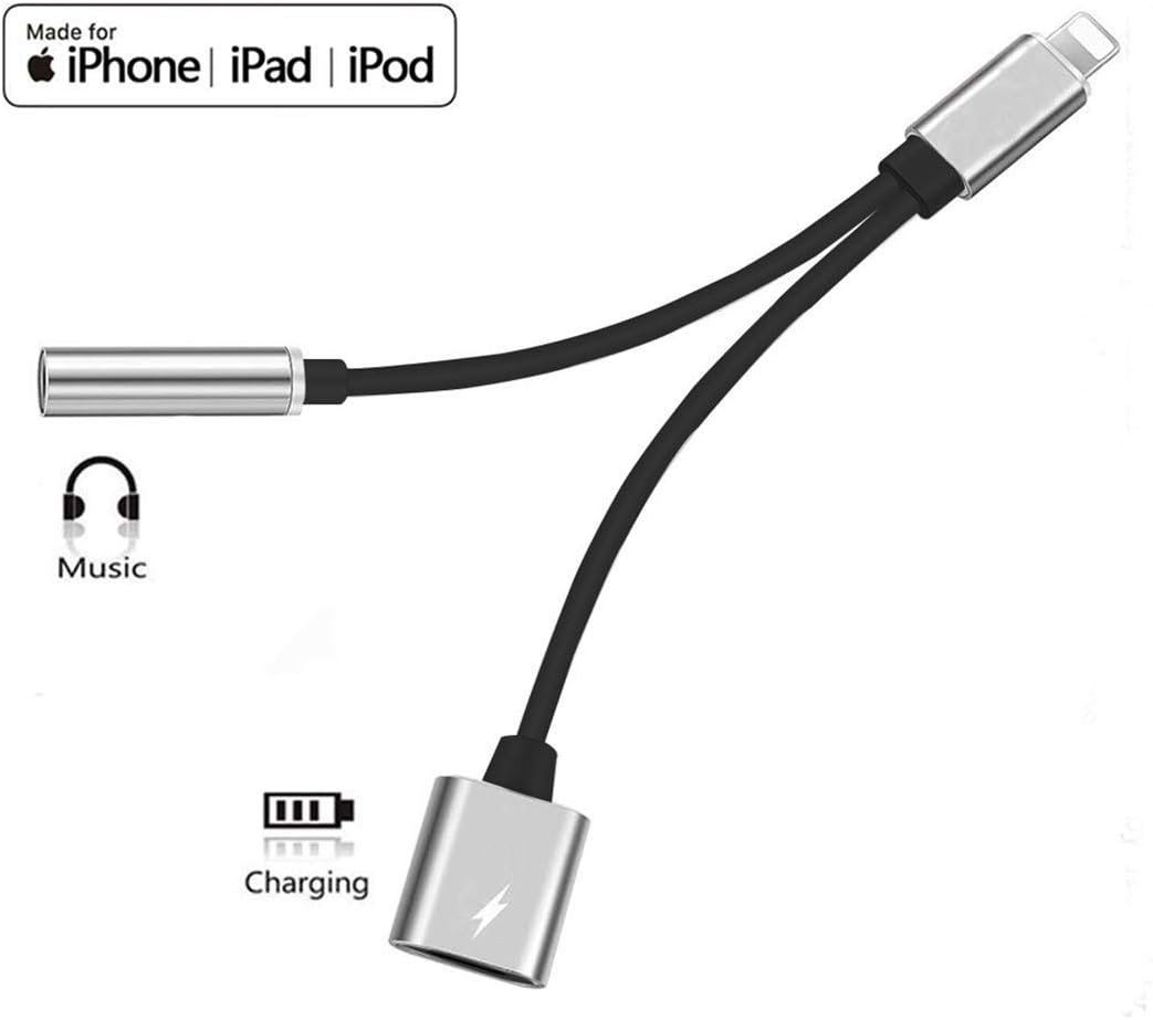 Adaptateur pour écouteurs pour iPhone 7 Câbles Audio et Audio de 3,5 mm