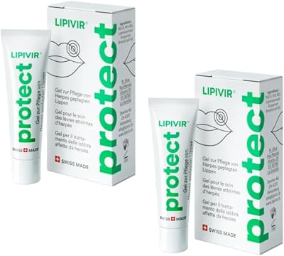 Lipivir PROTECT Cold Sore Prevention Gel with Manuka Oil - 2 Pack