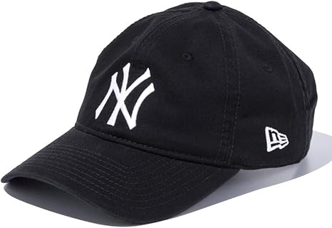 Amazon Co Jp New Era ニューエラ キャップ 9twenty クロスストラップ ウォッシュドコットン Mlb 18モデル メンズ 帽子 刺繍 定番 ローキャップ ヤンキース フリー A ブラック ホワイト Ny 服 ファッション小物
