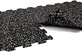 IncStores 8mm Strong Rubber Tiles (23in x 23in Tiles/Multi Piece Floor Kits) Interlocking Rubber Gym Mats for Home Gym Flooring, Exercise Mats, Equipment Mats & Fitness Room Floors