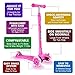 BELEEV Kick Scooter for Kids 3 Wheel Scooter for Toddlers Girls & Boys, 4 Adjustable Height, Lean to Steer with PU LED Light Up Wheels for Children from 3 to 14 Years Old (Pink-White Light)