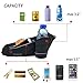 Running Belt, Zdatt Outdoor Sport Water Resistant Reflective Waist Pack Running Belt Fanny Pack for Hiking Trip Fitness Gym for iPhone Samsung and Big Smart Phones (Black3)