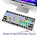 XSKN Final Cut Pro Shortcut Silicone Keyboard Cover Skin for 2015 Released Magic Keyboard MLA22LL/A A1644 (US Version)