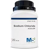Sodium Chloride ACS Grade &ndash; 99% High Purity Crystals, 500 Grams (1.1 lb)