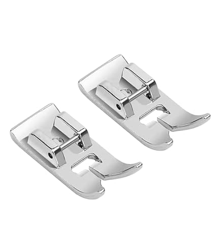 Abeillo Piedino Per Macchina Da Cucire Con Attacco Basso, Per Punto Dritto, Universale, Per Macchine Da Cucire Singer, Brother, Janome, Ecc., 2 Pezzi - Foto 8