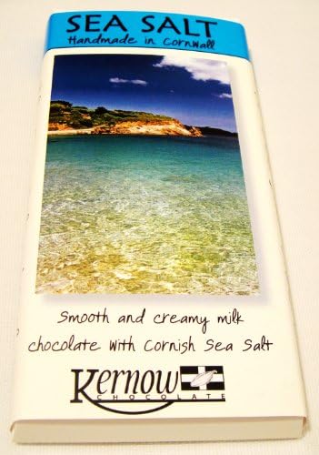 Kernow Chocolate Sea Salt Bar, 100 g
