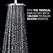 ViVer Shower Head Nine Inch Certified Shower Heads Adjustable High Pressure Rain Shower Head Easy Installation no Tools Required Chrome
