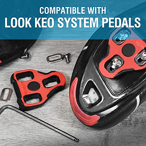 Look KEO Compatible Bike Cleats 7 Degree Float Replacement Clipless