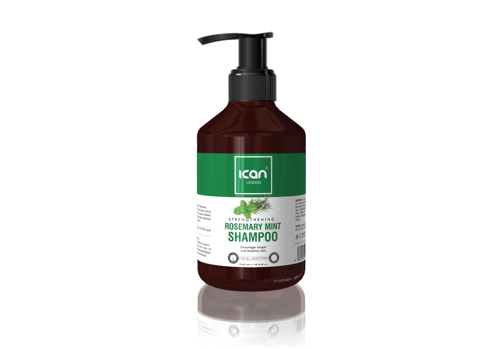 ican London Rosemary Mint Strengthening Hair Shampoo 500ml