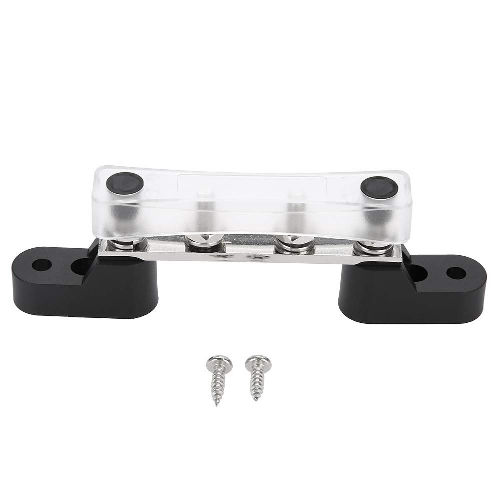 buzz bar busbars 12v Bus Bar, 4 Studs Bus Bar Electric Terminal Junction Block 100Amp 12~48 V