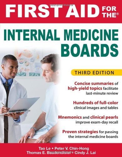 FIRST AID FOR THE INTERNAL MEDICINE BOARDS