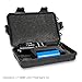 Gladiator LT600 Tactical Flashlight Kit Includes - Carrying Case, Rechargeable Battery, Battery Charger