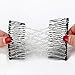 Greatstar EZ Stretch Pearls Combs For Girl, Magic Beading Hair Comb-Double Clips Hair Styling Accessories for Women Girls Hair Beauty (Coffee)