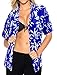 La Leela Women Shirt Top Hawaiian Beach Blouses Tank Casual Aloha Boho Holiday Loose Fit