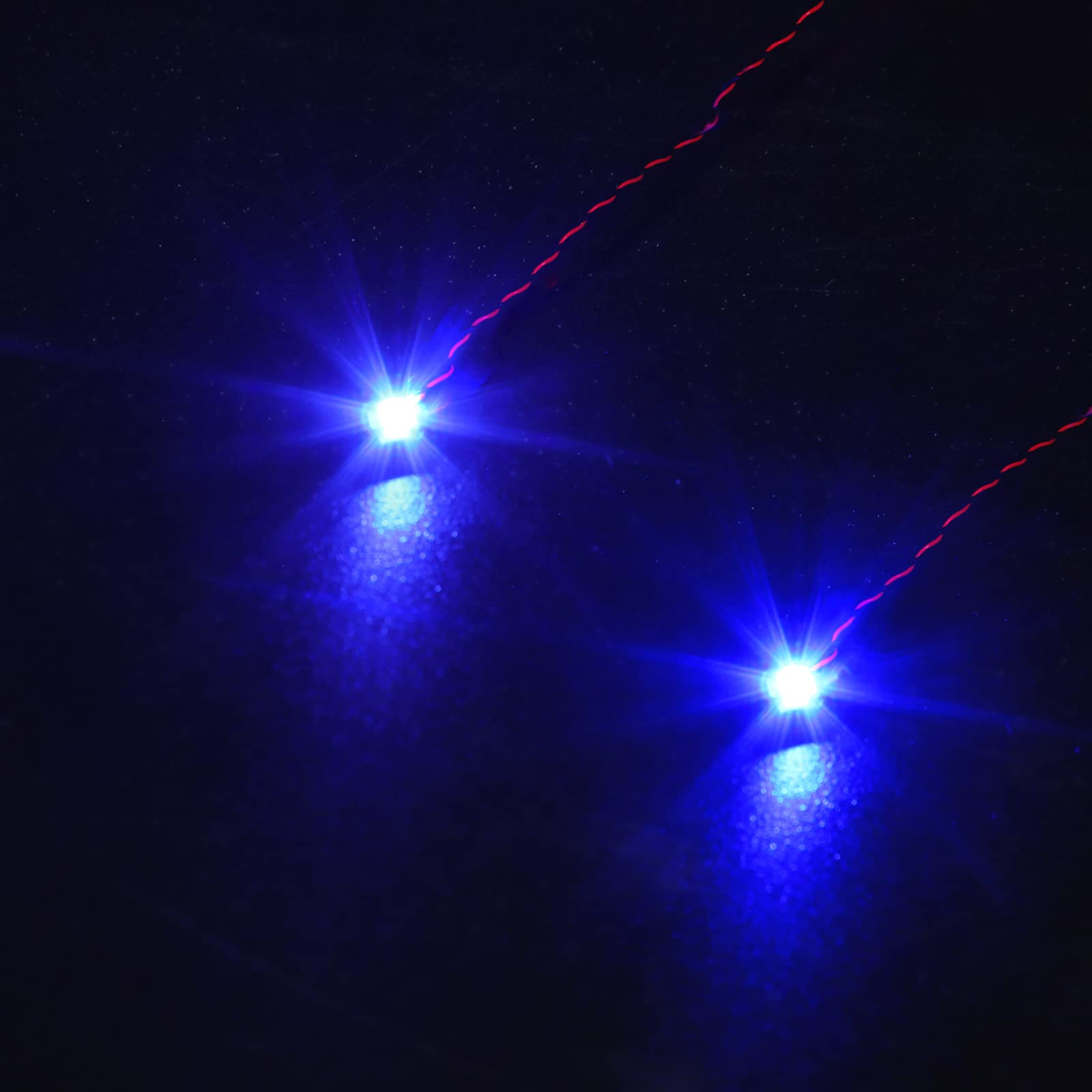 Blue LED Light Set (30 cm) for DIY/MOC Lighting (Pack of 2), BrickBling LED Lighting Set Decorative Lights for Lego and Other Major Brand Bricks — image 1