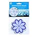 SlipX Solutions Adhesive Daisy Bath Treads Add Non-Slip Traction to Tubs, Showers, Pools, Boats, Stairs & More (6 Pieces, Reliable Grip, Purple)