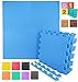Wacces 12 x 12 inch Multi-Purpose Puzzle EVA Floor Interlocking Foam Exercise Mat Tiles