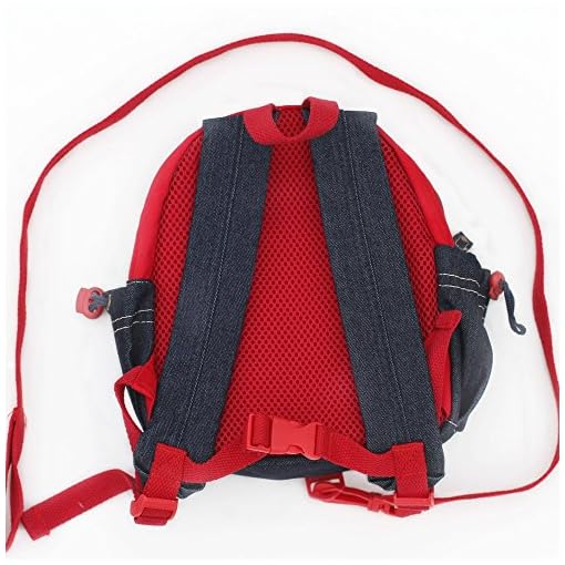 Toddler Backpack with Leash Never Lets Your Kids Get Away! Cute Child Safety Harness Bag for Pre-School! Keeps Essential Items Ready for Childcare! Great for Boys and Girls ! (Old Red) - Image 9