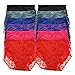 Angelina High Waist Boxer Briefs with Lace Accent Detail (6-Pack), G917_M