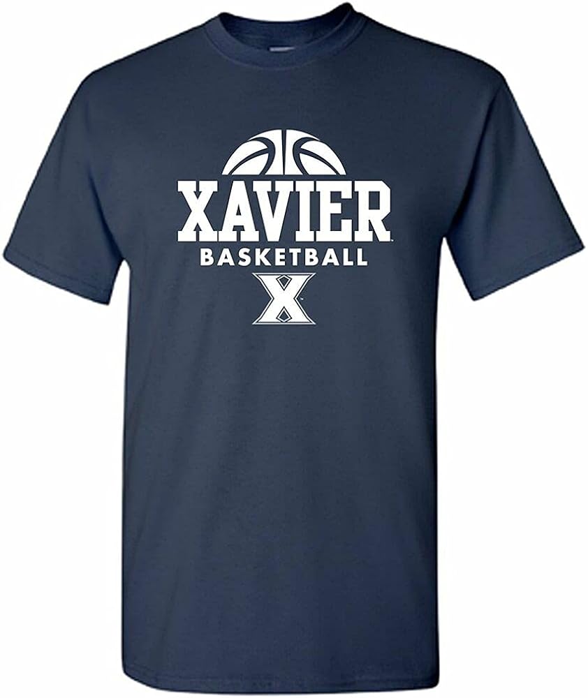 Xavier Musketeers Basketball Hype Licensed Mens TShirt Unisex Tee