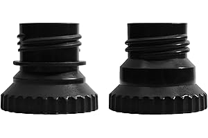 JOJOCY 2PCS Soda Water Bottle Adapter Fit for Duo Terra Sodastream Glass Bottles Quick Connect Soda Maker Bottle Attachment Refill Cap Adapter Accessories for Soda Stream