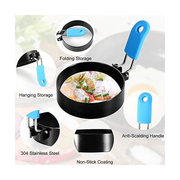 Epoch-Making-2PCS-Fried-Egg-Rings-with-Anti-Scalding-Handle-Food-Grade-Stainless-Steel-Non-Stick-Mould-for-Frying-Pancakes-Meat-Pie-Hamburger-Sandwich Epoch-Making 2PCS Fried Egg Rings with Anti-Scalding Handle Food Grade Stainless Steel Non Stick Mould for Frying…