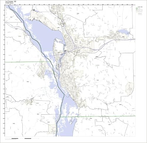 La Crosse Zip Code Map Amazon - La Crosse, Wi Zip Code Map Laminated: Office Products