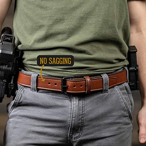 BigFoot Gun Belts 14oz with Steel Core 30 Inch Brown Flat Black Pricepulse