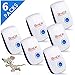 DivaCat 6 Pack Ultrasonic Pest Repeller Plug in Humane Mice Control Newest Electronic Insect Repellent for Mosquito Bed Bug Fly Rodent Cockroach Spider Rat, Non-Toxic & Environment Friendly
