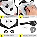 Dust Breathing Mask Activated Carbon Dustproof Mask with Extra Carbon N99 Filters for Pollen Allergy Woodworking Mowing Running Cycling Outdoor Activities