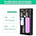 AOSHIKE LED Indicator USB Battery Charger,Smart Battery Charger for AA AAA 18650 26650 20700 21700 18500 10440 14500 18490 18350 17670 17500 IMR Li-ion Ni-MH Ni-CD Rechargeable Battery (2-Bay)