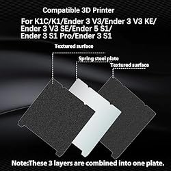 Double-Sided Textured PEI Sheet 235x235mm,3D Printe
