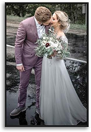 Custom Framed with Your Photo for Wedding Personalized for Living Room Bedroom