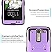 LG K8 Case, LG Escape 3 Case, LG Phoenix 2 Case, Venoro 2in1 High Impact Resistant Hybrid Dual Layer Hard Rugged Full-Body Slim Shockproof Phone Case Cover Shell (No Clip - Purple)