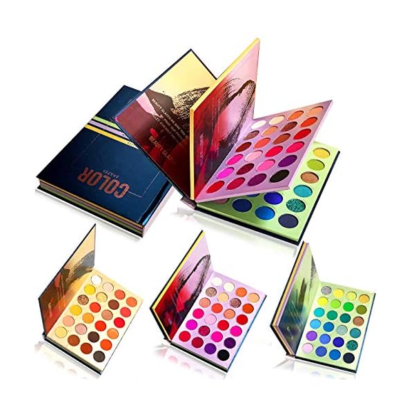 Makeup Palette Combination with 3 Layers All In One Makeup Set High Pigmented 72 Colors Pressed Powder Eyeshadow Color…