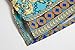 HIMONE Women Bohemian Neck Tie Vintage Printed Ethnic Style Summer Shift Dress Small