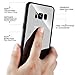 KADES Galaxy S8 Plus Case, Ultra Thin Shock Protection Scratch Resistant Cover Protective Case for Samsung Galaxy S8+ with Excellent Grip Rubberized TPU Bumper Hard PC Back (Black/Clear)